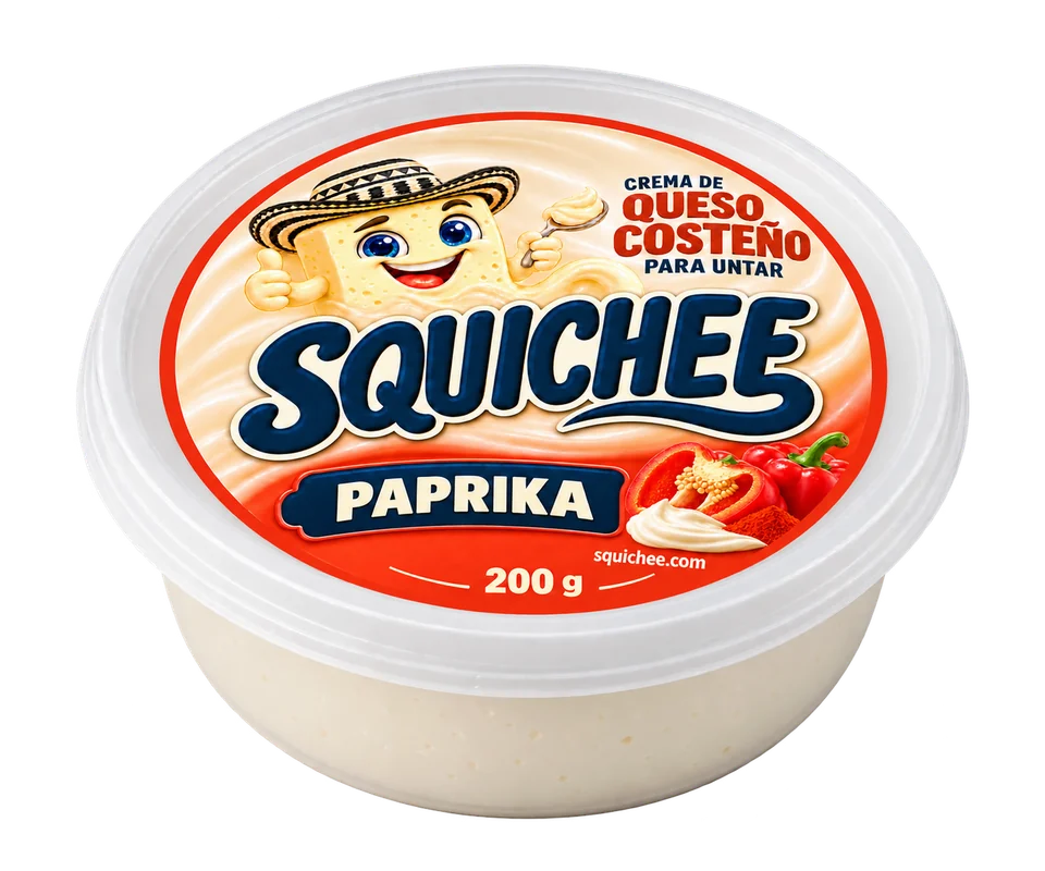 Pote Squichee de 200 g, sabor Paprika